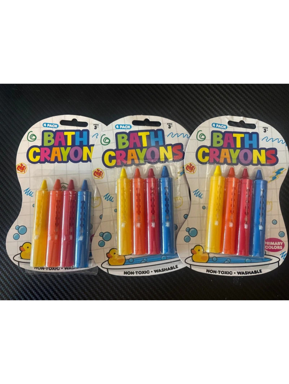 NEW Bath Crayons 4 pack x 3